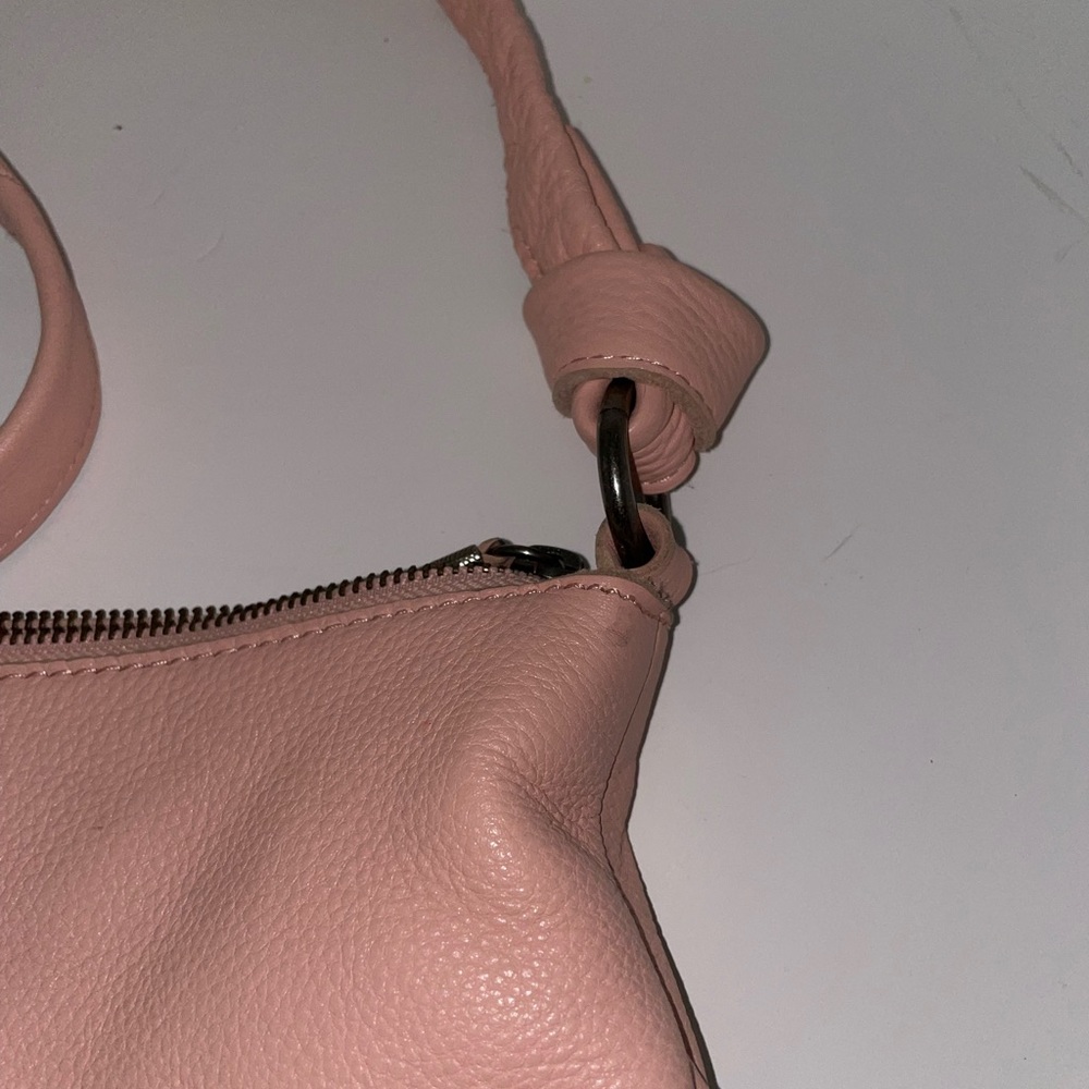 The SAK Leather Handbag Shoulder Bag Purse Pink - Picture 3 of 7